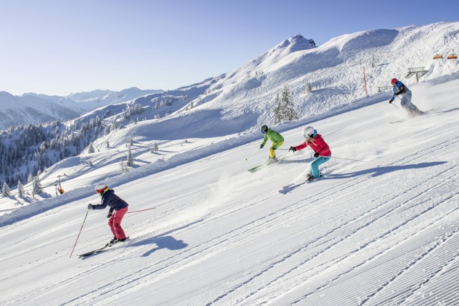 Skifahren in Flachau in Ski amadé © Flachau Tourismus